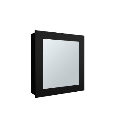GlasFlength Decorative Wall Mirrors Bathroom Decor Cabinet Accent Mirror Vanity Medicine Cabinet Mirrors for Bathroom Wall, Black, 18.6"*5.7"*20.5"