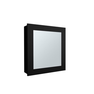 GlasFlength Decorative Wall Mirrors Bathroom Decor Cabinet Accent Mirror Vanity Medicine Cabinet Mirrors for Bathroom Wall, Black, 18.6"*5.7"*20.5" - 1 of 4