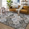 Area Rug, Rugs for Living Room, Washable Rug, Vintage Rugs for Entryway, Traditional Floor Cover, Thin Carpet, Kitchen Distressed Non Slip Mat - 2 of 4