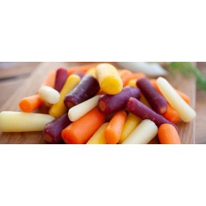Organic Rainbow Baby Carrots - 12oz - 1 of 4