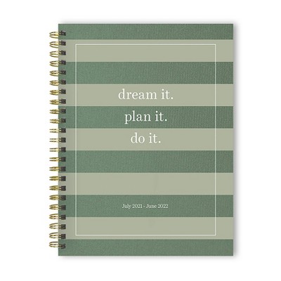 2021-22 Academic Planner 6" x 8" Dream Plan Do Daily/Weekly/Monthly - The Time Factory