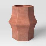 15.875" Ceramic Outdoor Planter Terracotta - Opalhouse™ designed with Jungalow™
