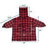 PAVILIA Wearable Blanket Hoodie Women Men, Oversized Sweatshirt Hooded Sweater, Fleece Soft Cozy Warm Plush Gift Ideas - 4 of 4