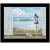 HomeRoots Irises on Windowsill Black Framed Print Wall Art - 4 of 4