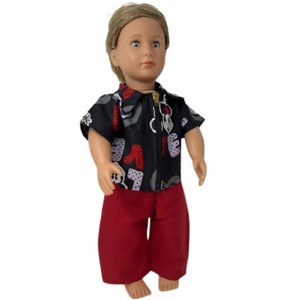 Doll Clothes Superstore Handmade Jacket With Pants Fits 18 Inch Boy And Girl Dolls - 1 of 4