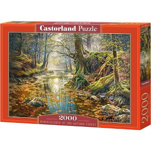 2000 Piece Jigsaw Puzzle, Reminiscence of the Autumn Forest, Nature puzzles, Adult Puzzle, Castorland C-200757-2 - 1 of 4