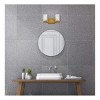 Elegant Lighting Cassie 2 lights bath sconce in brass with clear shade - 2 of 4