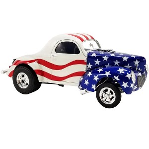 1940 Gasser "Patriot" American Flag Livery Limited Edition to 300 pieces Worldwide 1/18 Diecast Model Car by ACME - 1 of 4