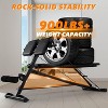 OPPSDECOR 900LBS Adjustable Weight Bench with Hyper Back Extension, Preacher Curl, Roman Chair, All-in-One Ab Sit up Press Workout Bench for Home Gym - 4 of 4