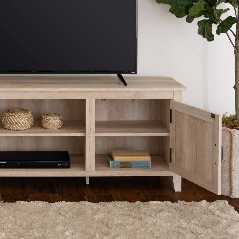 Modern Transitional Wood TV Stand for TVs up to 80" - Saracina Home, 6 of 15