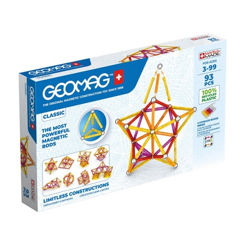 Geomag Magnetic Line Building Set Recycled - 93ct - image 1 of 4