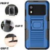 Nakedcellphone Combo for Zebra EM45 RFID Mobile - Rugged Case with Grip Stand and Belt Clip Holster - 4 of 4