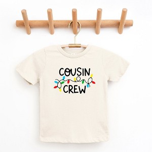 The Juniper Shop Cousin Crew Lights Toddler Short Sleeve Tee - 5T - Cream - 1 of 3