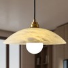 11.8'' Alabaster Dome Pendant Light - 2 of 4