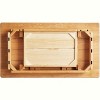 Wood Writing, Home Office Workbench Computer Drawer, Laptop, Study Table, Work Desk Station Oak - 4 of 4