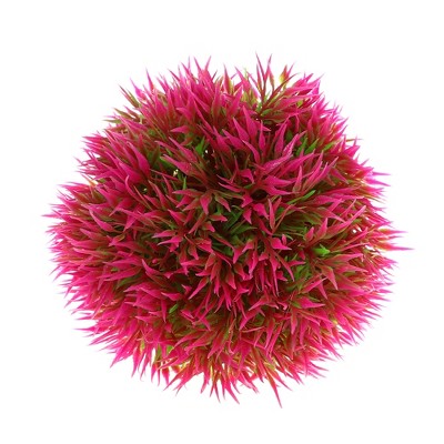 Unique Bargains Artificial Grass Ball for Fish Tank Landscape Decoration 3.35x3.74 Inch 1 Pcs