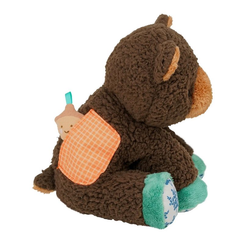 Manhattan Toy Wild Bear-y Plush Teddy Bear 8 Inch Stuffed Animal Activity Toy, 4 of 10