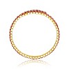 Guili Cubic Zirconia Tennis Bracelet Featuring Sparkling Clear Stones for a Classic, Elegant, and Timeless Jewelry Accent Piece - 2 of 3