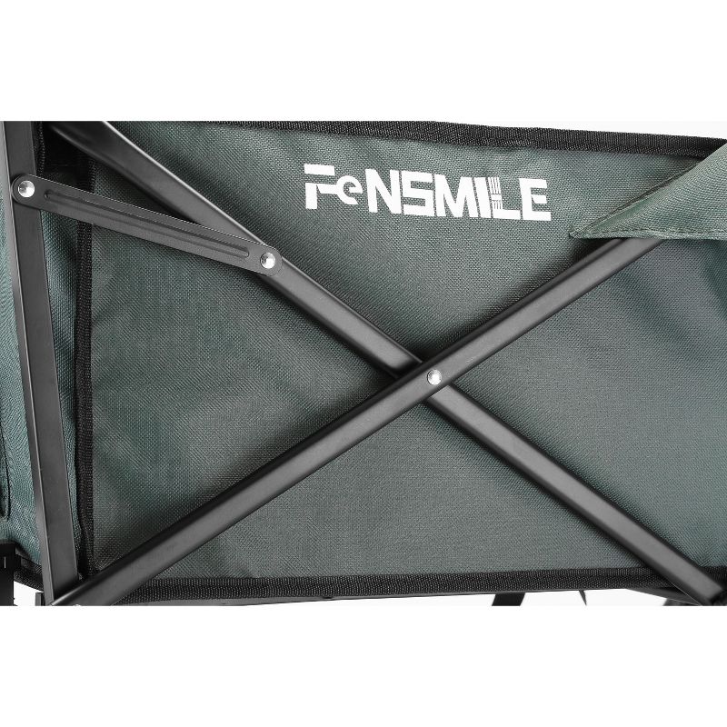 EchoSmile 4.06 cu. ft. Fabric Portable Garden Cart with Adjustable Rolling Wheels, 3 of 16