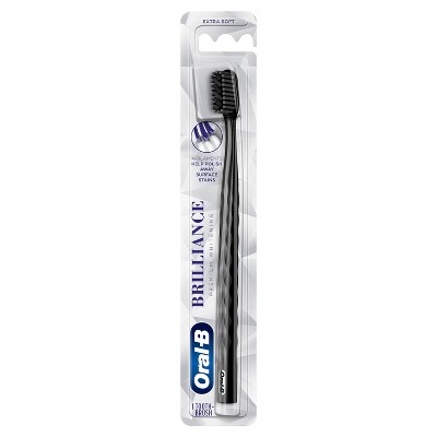 Oral-B Brilliance Whitening Toothbrush, Extra Soft, 1 Count (Color May Vary)