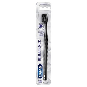 Oral-B Brilliance Whitening Toothbrush, Extra Soft, 1 Count (Color May Vary) - 1 of 4