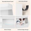 Kids Bookshelf, Storage Organizer, 3-Tier Toddler Bookcase, 5 Cube Double Side Storage Display Cabinet for Kids Room, Bedroom, Kindergarten - 4 of 4