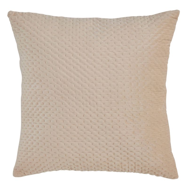 Pinsonic Velvet Design Poly-Filled Throw Pillow - Saro Lifestyle, 1 of 7