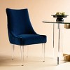 De Luca Acrylic Leg Dining Chair - KNT4106 - Safavieh Couture - 4 of 4