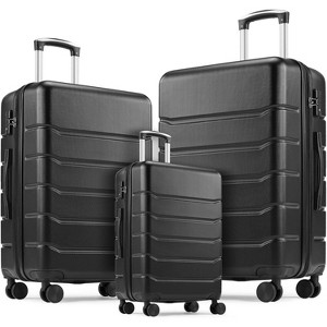 Luupatchy 20 inches Carry On Luggage with Expandable Spinner and TSA Lock Business for Men Women - 1 of 4