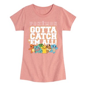 Girls' - Pokémon - Gcea Group Fitted Short Sleeve Graphic T-Shirt - 1 of 4