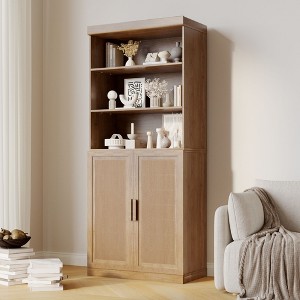 Home Tidying Artifact: Glass - Door Storage Cabinet, With A Stylish And Elegant Design, Large - Capacity Storage - 1 of 4