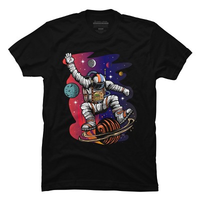 Men's Design By Humans Space Ride By Adamzworld T-Shirt