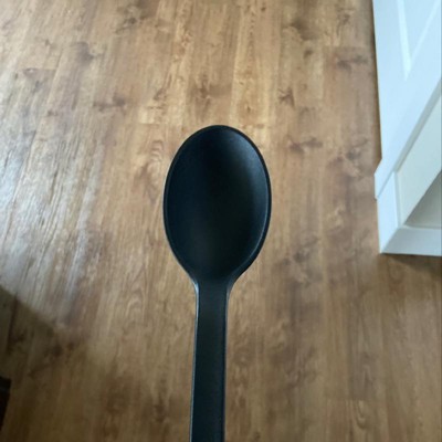 HUBERT® Black Nylon Solid Spoon - 12L