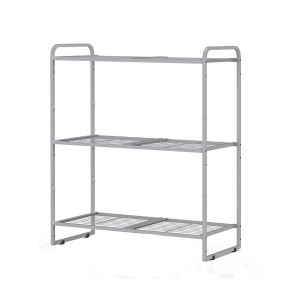 Apex Vanguards 3-Tier Silver Stackable Wire Pantry Organizer - 1 of 3