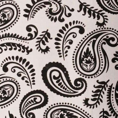 black - paisley
