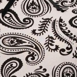 black - paisley