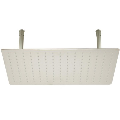 ALFI RAIN2012-BSS 20Inch Rectangular Brushed Solid Stainless Steel Ultra Thin Rain Shower Head