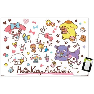 Trends International Hello Kitty and Friends: 25 Snack Time - Group Unframed Wall Poster Prints - 1 of 4