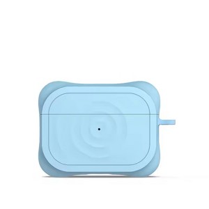 HTUTWOO Water Ripple Liquid Silicone Earphone Case For Apple AirPods Pro 2 AirPods4  Shockproof Wireless Bluetooth Headphone Cover - 1 of 4