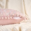 REGALWOVEN Fade-Resistant Chenille Boho Decorative with Pom-poms Throw Pillow Covers 2 Pcs - 3 of 4