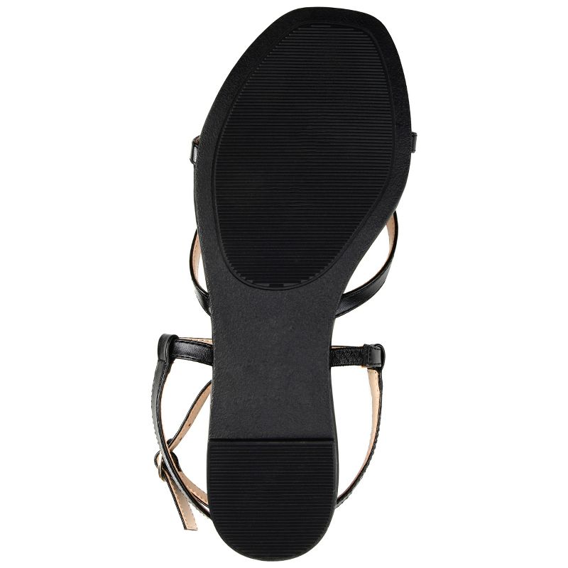 Journee Collection Womens Serissa Multi Strap Flat Sandals, 6 of 11