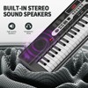 SKONYON 61 Key Electric Piano Keyboard Set Keyboard Piano for Beginners, Musical Keyboard with Music Stand, and Stool - 2 of 4