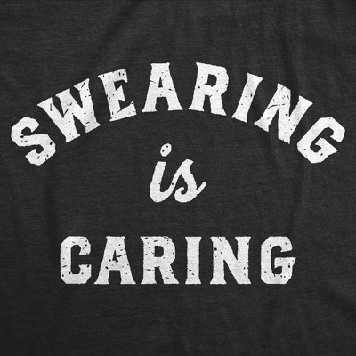 Мужские футболки Crazy Dog T-Shirts, Inc. Mens Funny T Shirts Swearing Is Caring Sarcastic Cursing Graphic Novelty Tee for Men - Crazy Dog Men's T Shirt for Sarcastic Gift Black XXL — фото 2