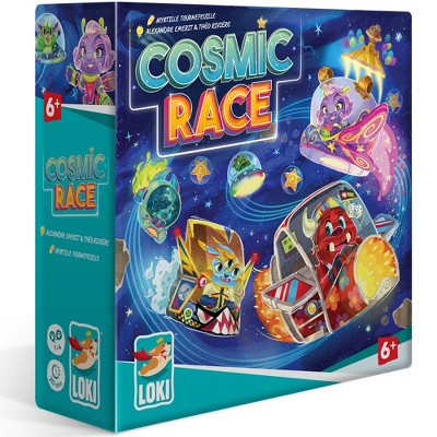 LOKI Cosmic Race - Space Racing Card Game, Ages 6+, 1-4 Players, 20 Min