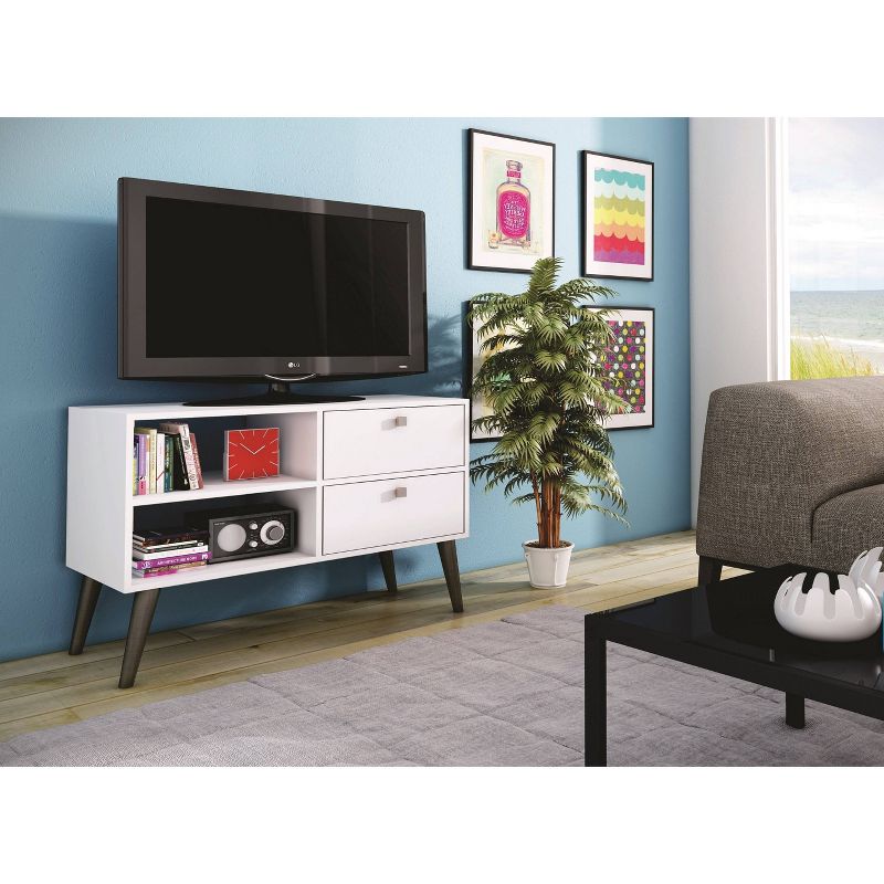 Dalarna TV Stand for TVs up to 32&#34; White - Manhattan Comfort, 3 of 5