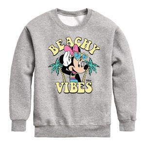 Boys' - Disney - Toddler And Youth Crewneck Fleece Sweatshirt Graphic Long Sleeve Fleece Sweatshirt - 1 of 4