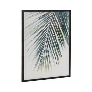 Kate & Laurel All Things Decor 16"x20" Gallery Tropical Modern Botanical Palm Print by The Creative Bunch Studio Black - 1 of 4