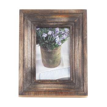 Saro Lifestyle Picture Frame With Distressed Wood Design