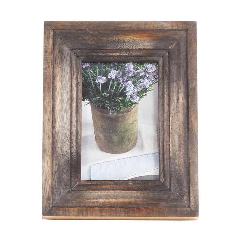 Saro Lifestyle Picture Frame With Distressed Wood Design, 1 of 5