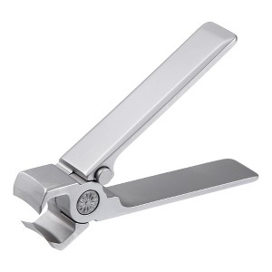 Unique Bargains Stainless Steel Nail Clippers Portable Nail Cutter for Nail Care Black 1Pc - 1 of 4